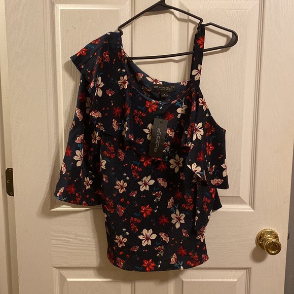 NWT Zoe by Rachel Zoe floral Blouse (small) - Picture 4 of 6